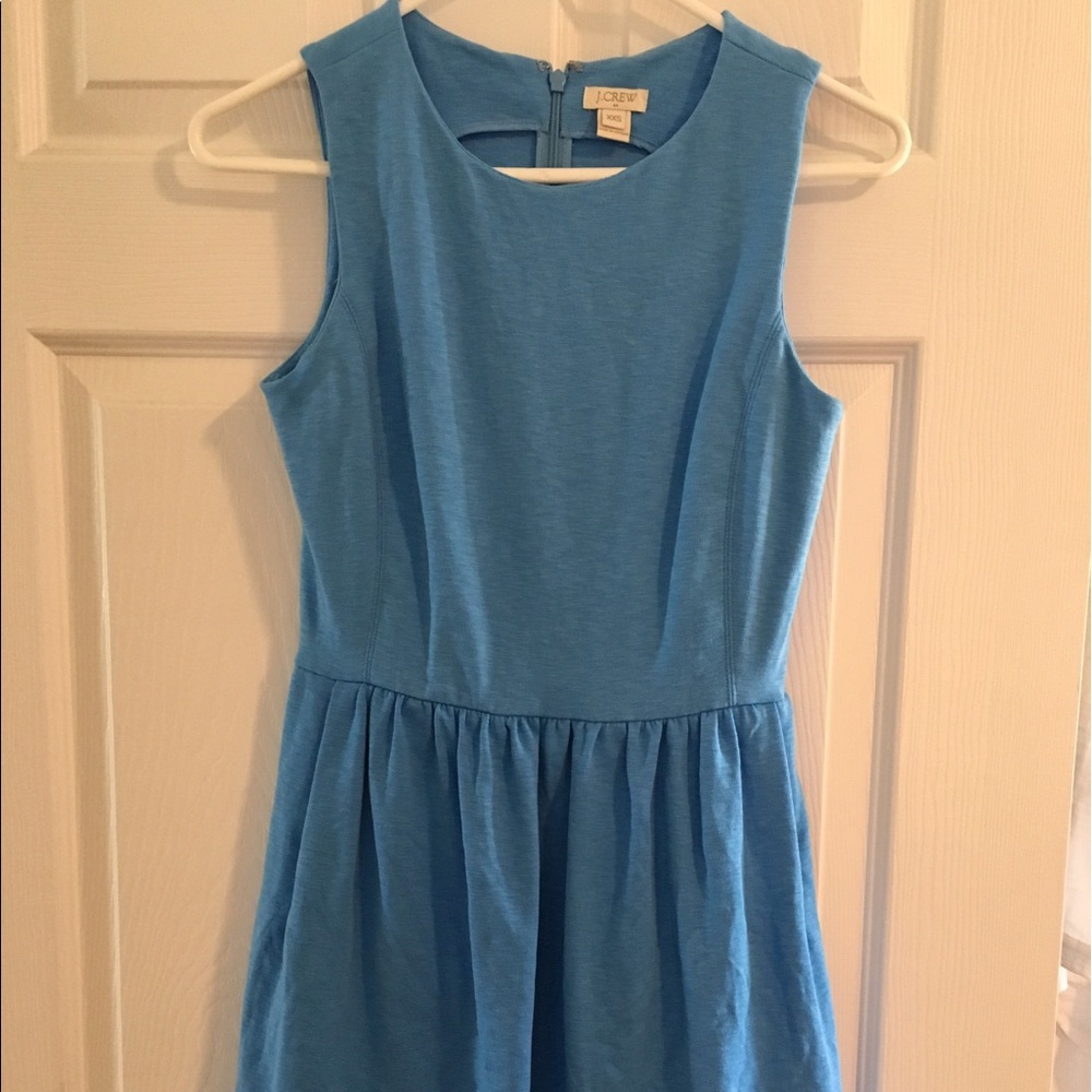 Blue jcrew dress